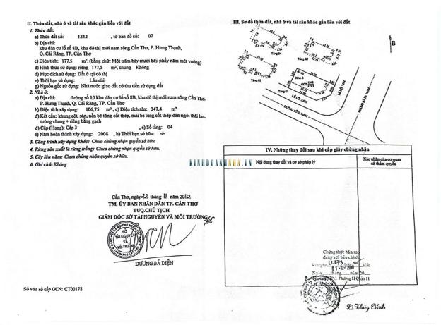 Bán căn nhà phố 1 trệt 3 lầu, góc 2 mặt tiền tại Khu Nam Long, Cần Thơ.