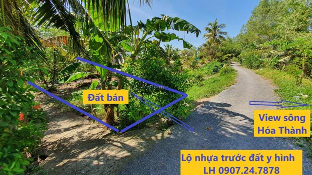 Bán đất tại đường Đông Thành - Hóa Thành 1, TX. Bình Minh.