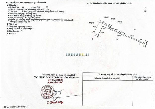 Bán nhà trệt hẻm 95, Phường 2, Vĩnh Long.