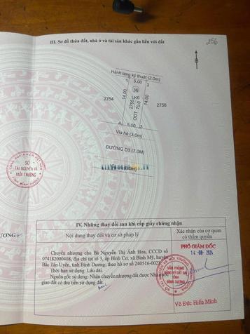 Bán đất KDC Visip 2 gần trường cấp 1, 2.