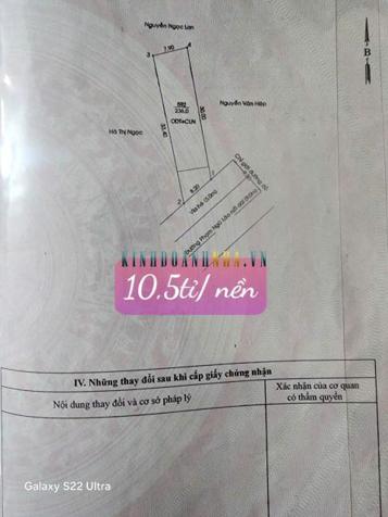 Bán miếng đất 8x32, diện tích 200m2 thổ cư, mặt tiền Phạm Ngũ Lão, Phường Hiệp Thành, Thủ Dầu Một, Bình Dương.