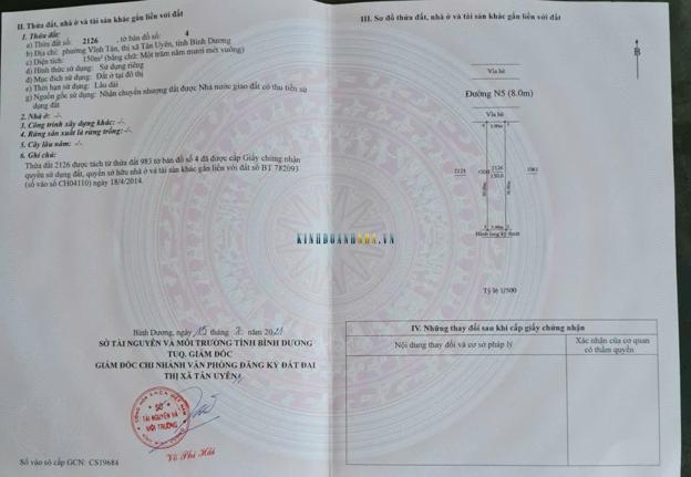 Bán 2 lô đất sổ riêng, mỗi lô 5m mặt tiền, nằm kề nhau. Vị trí thuận lợi bên cạnh khu công nghiệp, rất thích hợp để xây nhà trọ kinh doanh.