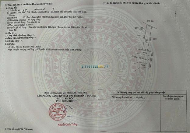 Bán đất Phú Tân, diện tích 125m², thổ cư 100%. Rất phù hợp để xây nhà ở hoặc đầu tư. Liên hệ ngay theo số 0986694438 để biết thêm chi tiết.