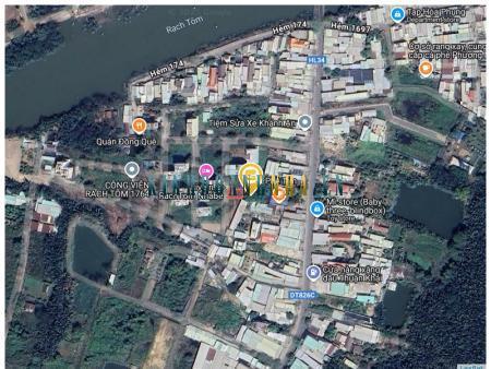 Bán đất khu Rạch Tôm, Lê Văn Lương, diện tích 113.2m², mặt tiền 8m, giá 4.4 tỷ.