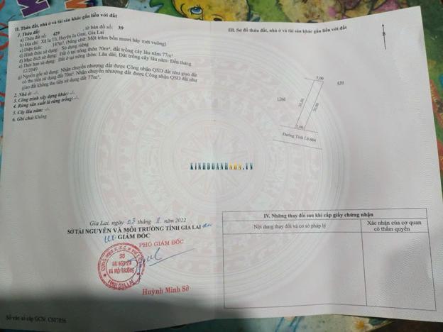 Bán đất 150m² giá 470 triệu tại Xã Ia Tô, Huyện Ia Grai.