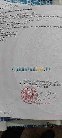 Bán đất 5031m² tại Xã Ia BLứ, Huyện Chư Pưh với giá 290 triệu.